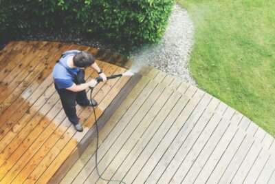 What surfaces can be pressure washed?