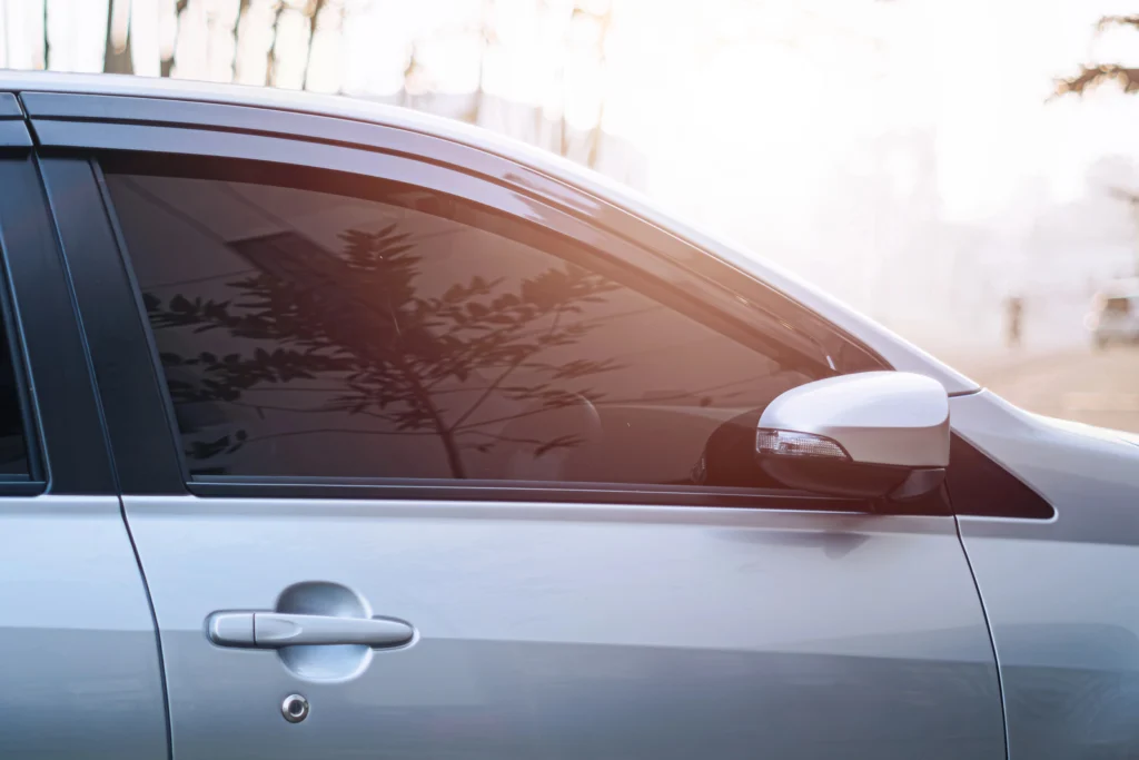Cleaning tinted windows
